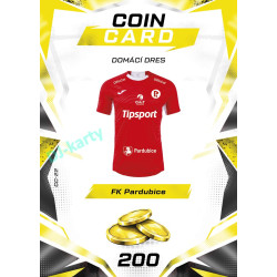 2026/27 Sportzoo Chance Liga DUEL #CC-22 domácí dres Coin Cards