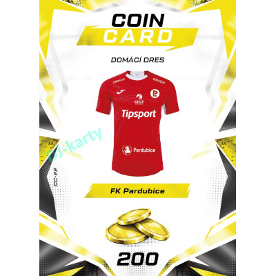 2026/27 Sportzoo Chance Liga DUEL #CC-22 domácí dres Coin Cards