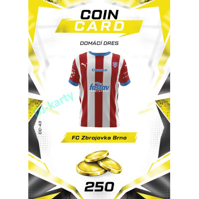 2026/27 Sportzoo Chance Liga DUEL #CC-43 domácí dres Coin Cards