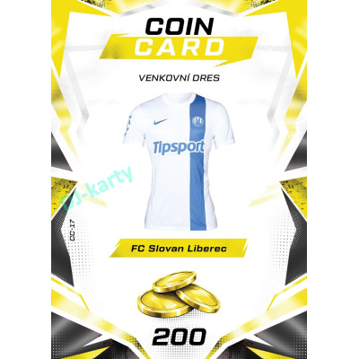 2026/27 Sportzoo Chance Liga DUEL #CC-17 venkovní dres Coin Cards