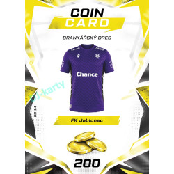 2026/27 Sportzoo Chance Liga DUEL #CC-14 venkovní dres Coin Cards