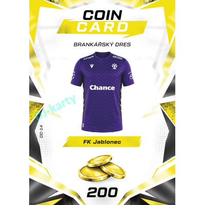 2026/27 Sportzoo Chance Liga DUEL #CC-14 venkovní dres Coin Cards