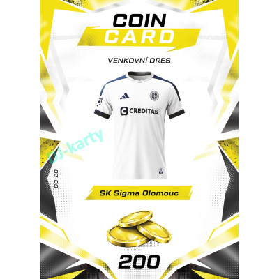 2026/27 Sportzoo Chance Liga DUEL #CC-20 venkovní dres Coin Cards