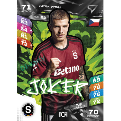 2026/27 Sportzoo Chance Liga DUEL #JO-03 Patrik Vydra Joker