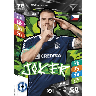 2026/27 Sportzoo Chance Liga DUEL #JO-09 Václav Sejk Joker