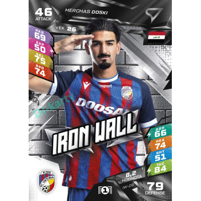 2026/27 Sportzoo Chance Liga DUEL #IW-08 Merchas Doski Iron Wall