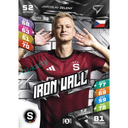 2026/27 Sportzoo Chance Liga DUEL #IW-06 Jaroslav Zelený Iron Wall