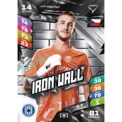 2026/27 Sportzoo Chance Liga DUEL #IW-17 Jan Koutný Iron Wall
