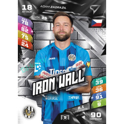 2026/27 Sportzoo Chance Liga DUEL #IW-10 Adam Zadražil Iron Wall