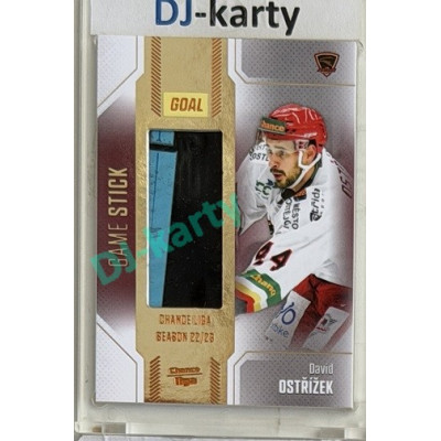 2022/23 Goal Cards Chance Liga 1. série #S-9 David Ostřížek Game Stick 24/35