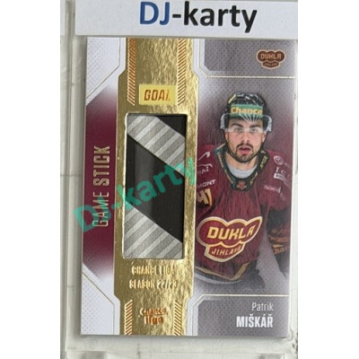 2022/23 Goal Cards Chance Liga 1. série #S-33 Patrik Myškář Game Stick 34/35