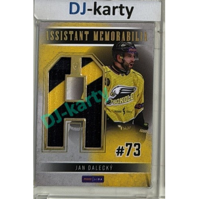 2025/26 Goal Cards Maxa liga 2.s. #CA-28 Jan Dalecký Assistant Memorabilia 05/15