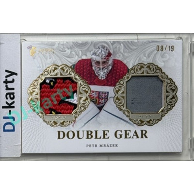 24/25 LC Repre série 2 Collectors Edition #DG-01 Petr Mrázek Double Gear Gold 08/19