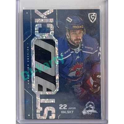 2025/26 Goal Cards Maxa liga 2.s. #ST-67 Jakub Valský Stick Circles 4/5