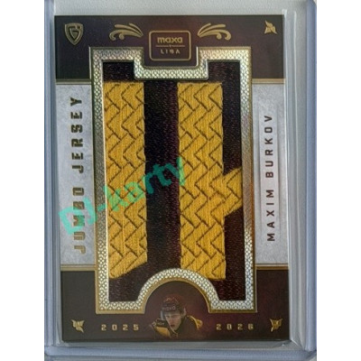 2025/26 Goal Cards Maxa liga 2.s. #JJ-11 Maxim Burkov Jumbo Material 13/32