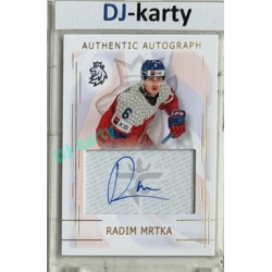 2025/26 Real Cards serie 1 #AA-14 Radim Mrtka MS20 Authentic Autograph Gold xx/17