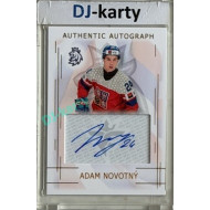 2025/26 Real Cards serie 1 #AA-16 Adam Novotný MS20 Authentic Autograph Gold xx/17
