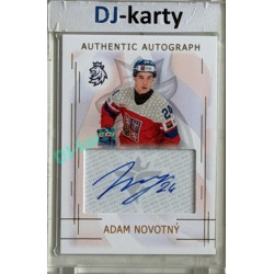2025/26 Real Cards serie 1 #AA-16 Adam Novotný MS20 Authentic Autograph Gold xx/17