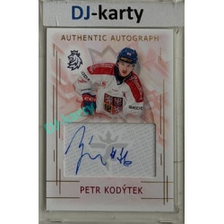 2025/26 Real Cards serie 1 #AA-04 Petr Kodýtek Swiss Hockey Games 25/26 Authentic Autograph Gold xx/17