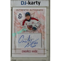 2025/26 Real Cards serie 1 #AA-03 Ondřej Kaše Swiss Hockey Games 25/26 Authentic Autograph Gold xx/17