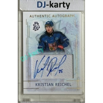 2025/26 Real Cards serie 1 #AA-19 Kristian Reichel Karjala Cup 25/26 Authentic Autograph Gold xx/17