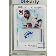 2025/26 Real Cards serie 1 #AA-07 Lukáš Kachlíř Hlinka-Gretzky cup U18 Authentic Autograph Gold xx/14