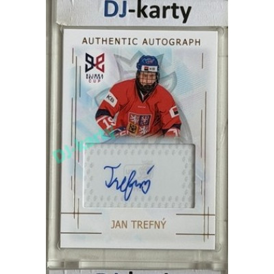 2025/26 Real Cards serie 1 #AA-23 Jan Trefný Hlinka-Gretzky cup U18 Authentic Autograph Gold xx/14