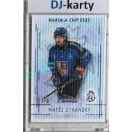 2025/26 Real Cards serie 1 #KC-22 Matěj Stránský Karjala Cup 2025 Canvas Blue x/8
