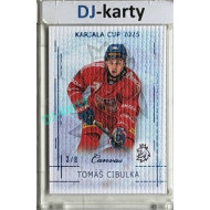 2025/26 Real Cards serie 1 #KC-03 Tomáš Cibulka Karjala Cup 2025 Canvas Blue x/8