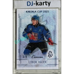 2025/26 Real Cards serie 1 #KC-06 Libor Hájek Karjala Cup 2025 Canvas Blue x/8