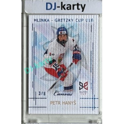 2025/26 Real Cards serie 1 #HG-03 Petr Hanyš Hlinka-Gretzky cup U18 Canvas Blue x/8