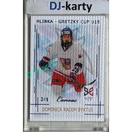 2025/26 Real Cards serie 1 #HG-02 Dominick Radim Byrtus Hlinka-Gretzky cup U18 Canvas Blue x/8
