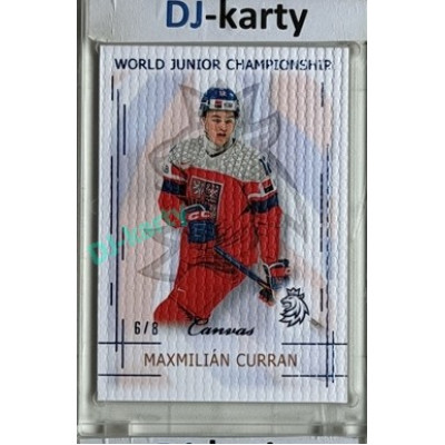 2025/26 Real Cards serie 1 #U20-02 Maxmilián Curran World junior Championship U20 2025/26 Canvas Blue x/8