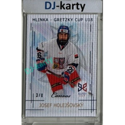 2025/26 Real Cards serie 1 #HG-05 Josef Holejšovský Hlinka-Gretzky cup U18 Canvas Blue x/8