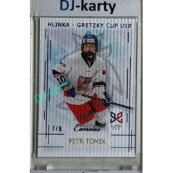 2025/26 Real Cards serie 1 #HG-22 Petr Tomek Hlinka-Gretzky cup U18 Canvas Blue x/8