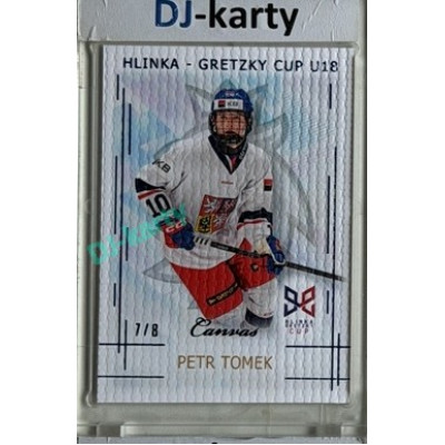 2025/26 Real Cards serie 1 #HG-22 Petr Tomek Hlinka-Gretzky cup U18 Canvas Blue x/8