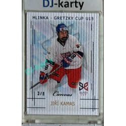 2025/26 Real Cards serie 1 #HG-08 Jiří Kamas Hlinka-Gretzky cup U18 Canvas Blue x/8