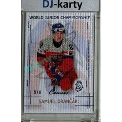 2025/26 Real Cards serie 1 #U20-04 Samuel Drančák World junior Championship U20 2025/26 Canvas Blue x/8