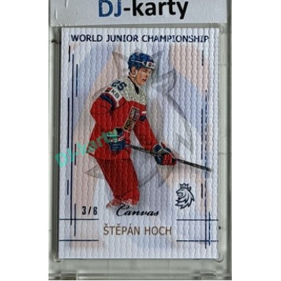2025/26 Real Cards serie 1 #U20-08 Štěpán Hoch World junior Championship U20 2025/26 Canvas Blue x/8