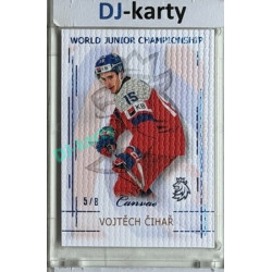 2025/26 Real Cards serie 1 #U20-03 Vojtěch Čihař World junior Championship U20 2025/26 Canvas Blue x/8