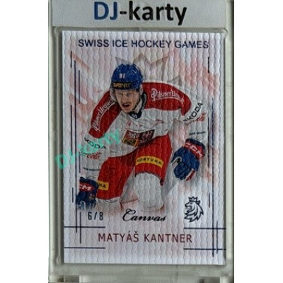 2025/26 Real Cards serie 1 #SHG-08 Matyáš Kantner Swiss ice hockey games 2025/26 Canvas Blue x/8
