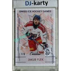 2025/26 Real Cards serie 1 #SHG-05 Jakub Flek Swiss ice hockey games 2025/26 Canvas Blue x/8