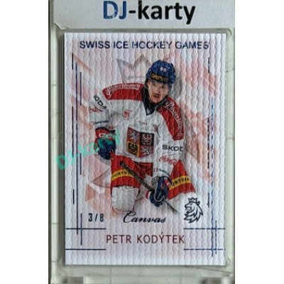 2025/26 Real Cards serie 1 #SHG-10 Petr Kodýtek Swiss ice hockey games 2025/26 Canvas Blue x/8
