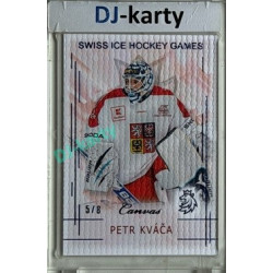 2025/26 Real Cards serie 1 #SHG-16 Petr Kváča Swiss ice hockey games 2025/26 Canvas Blue x/8