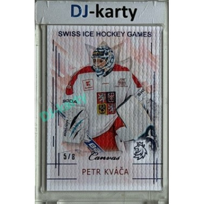 2025/26 Real Cards serie 1 #SHG-16 Petr Kváča Swiss ice hockey games 2025/26 Canvas Blue x/8