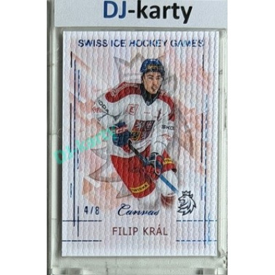 2025/26 Real Cards serie 1 #SHG-12 Filip Král Swiss ice hockey games 2025/26 Canvas Blue x/8