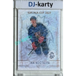 2025/26 Real Cards serie 1 #KC-12 Jan Košťálek Karjala Cup 2025 Bronze Jungle xx/15