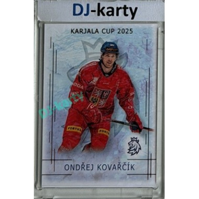 2025/26 Real Cards serie 1 #KC-13 Ondřej Kovařčík Karjala Cup 2025 Bronze Jungle xx/15