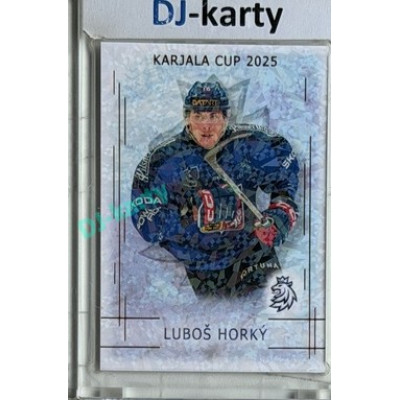 2025/26 Real Cards serie 1 #KC-07 Luboš Horký Karjala Cup 2025 Bronze Jungle xx/15