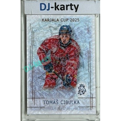 2025/26 Real Cards serie 1 #KC-03 Tomáš Cibulka Karjala Cup 2025 Bronze Jungle xx/15